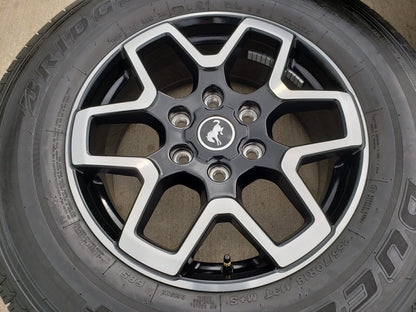 18" Ford Bronco wheels rims tires black 95213 Ranger tires 2022 2023 2024 NEW