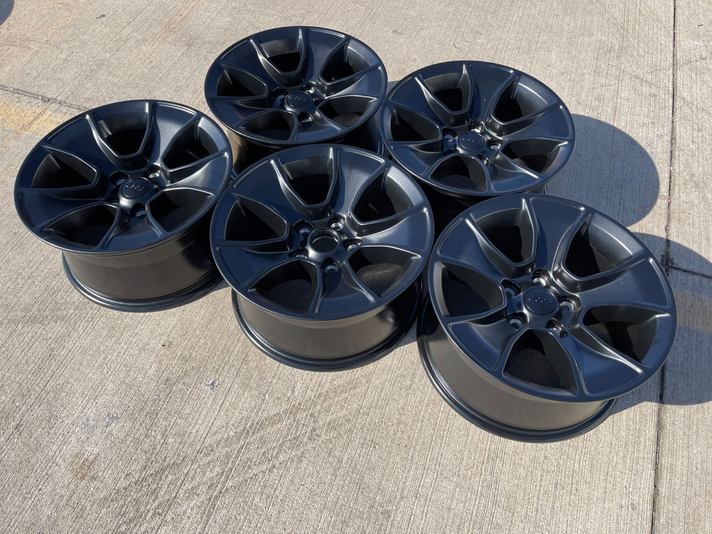 (4) 17" Jeep Wrangler Rubicon OEM 96226 wheels rims Gladiator NEW