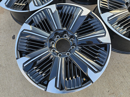 24" Cadillac Escalade IQ EV OEM 8x165 wheels rims Hummer 2500 2024 2025 2026