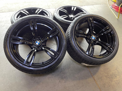 20" BMW M6 M5 OEM 71577 71578 wheels rims 5x120 Style 343 CONTINENTAL NEW