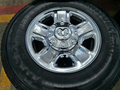 18" Dodge Ram 2500 3500 STEEL chrome OEM 2473 wheels rims 2023 2024 2025 2026