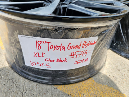 18" Toyota Grand Highlander OEM 10525 wheels rims Lexus TX350 2025 2026 2027 NEW