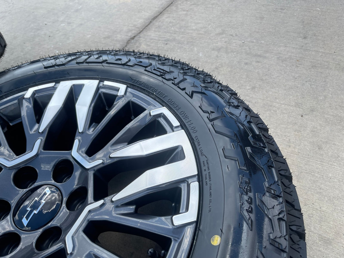 20" Chevy Silverado Suburban Tahoe Z71 OEM wheels rims SET NEW FALKEN A/T4