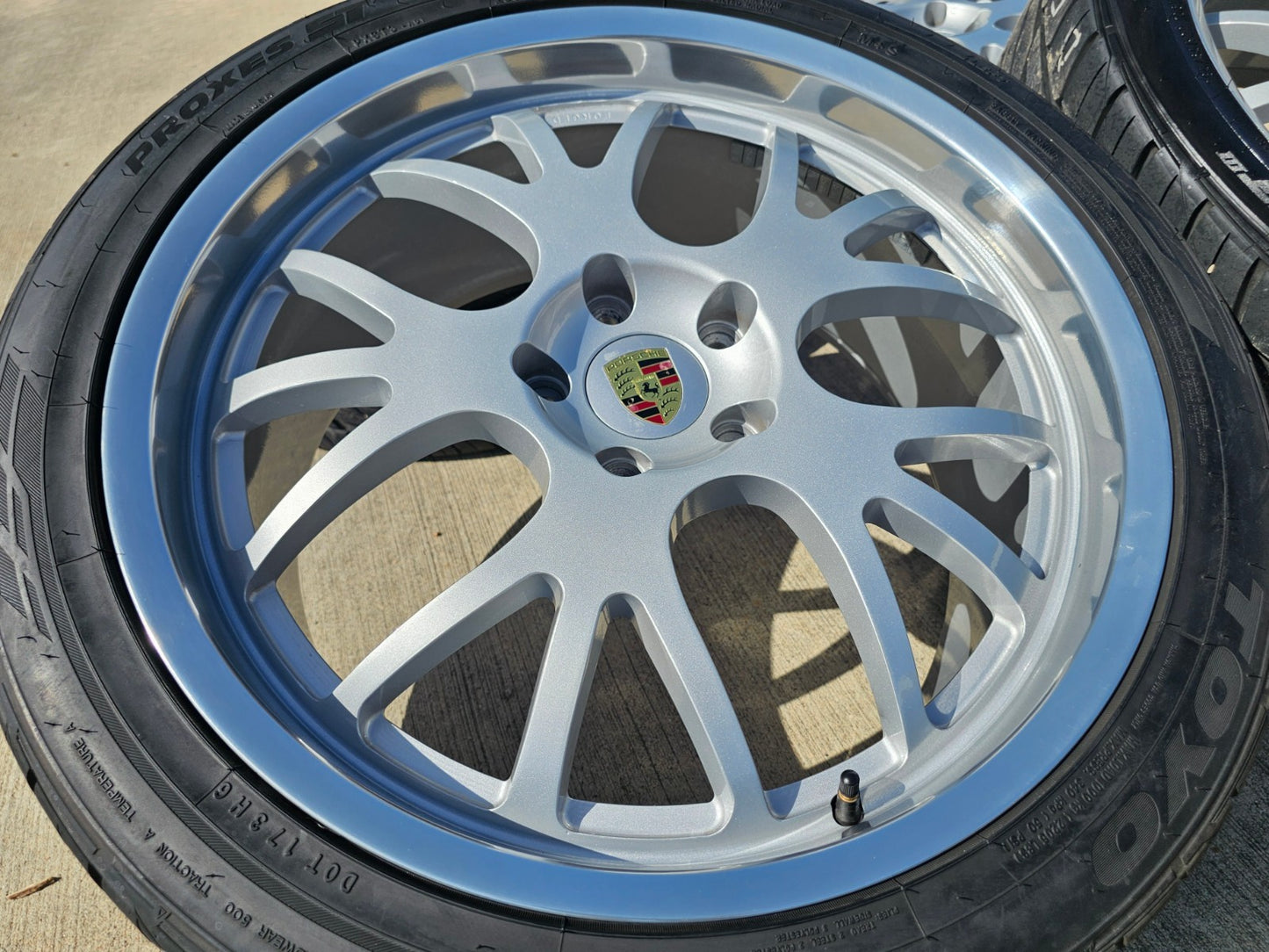 22" Champion Motorsport RG5 Forged Porsche Cayenne wheels rims tires SET