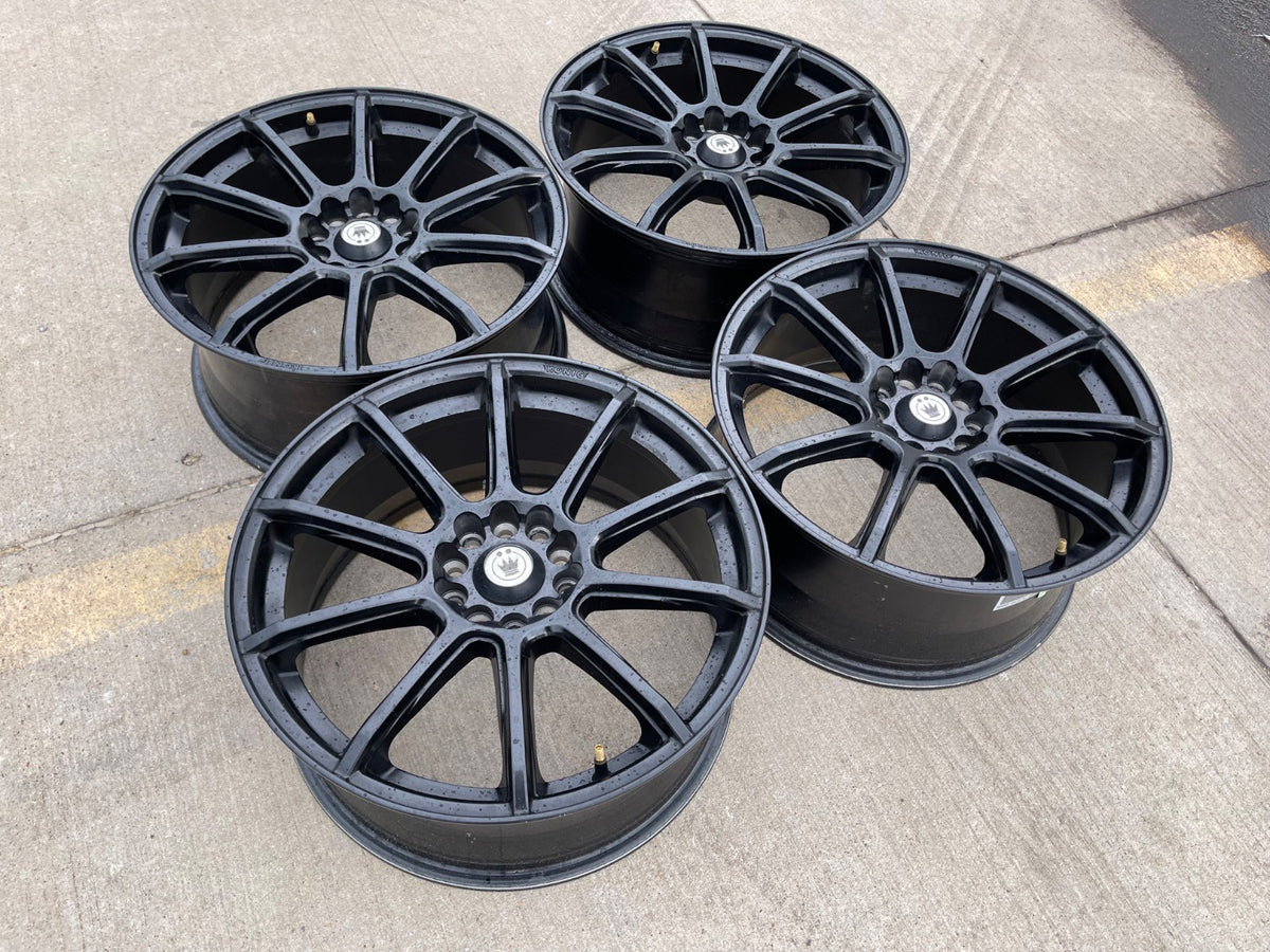 18" 18x8 Enkei Control wheels rims Toyota Camry Avalon Corolla SET 5x100 5x114.3
