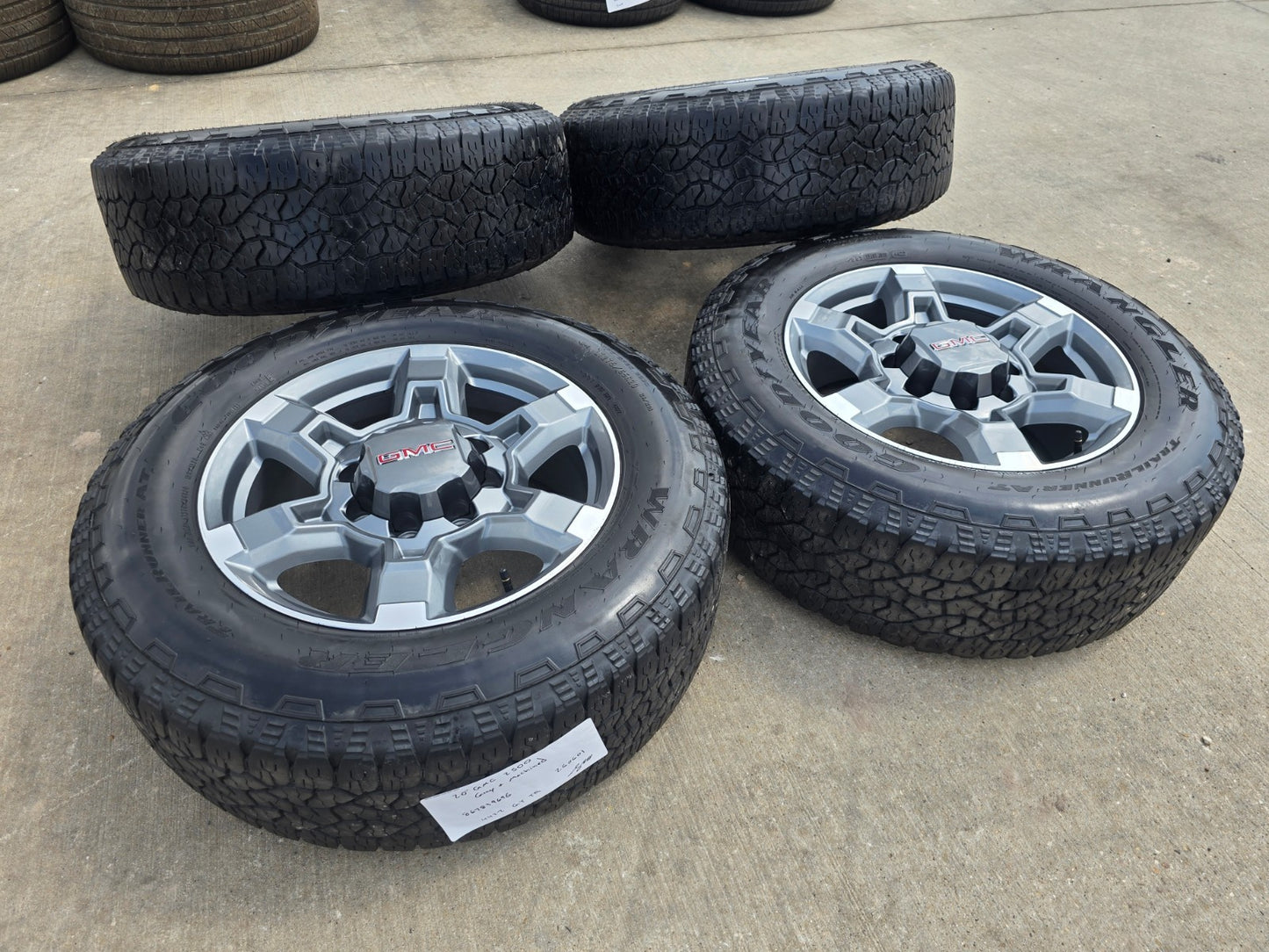 20" GMC Sierra AT4X 2500 3500 OEM wheels rims 94038 Chevy Silverado tires A/T