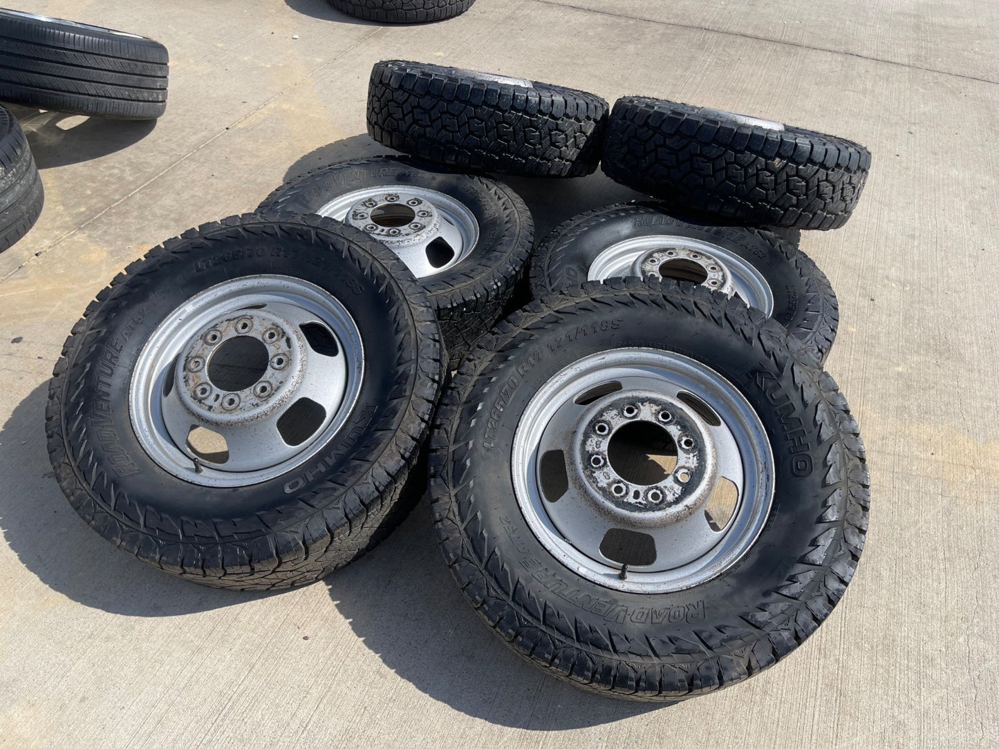 17" Dodge Ram 3500 DUALLY OEM wheel rim 2191 8x165 8x6.5 SET