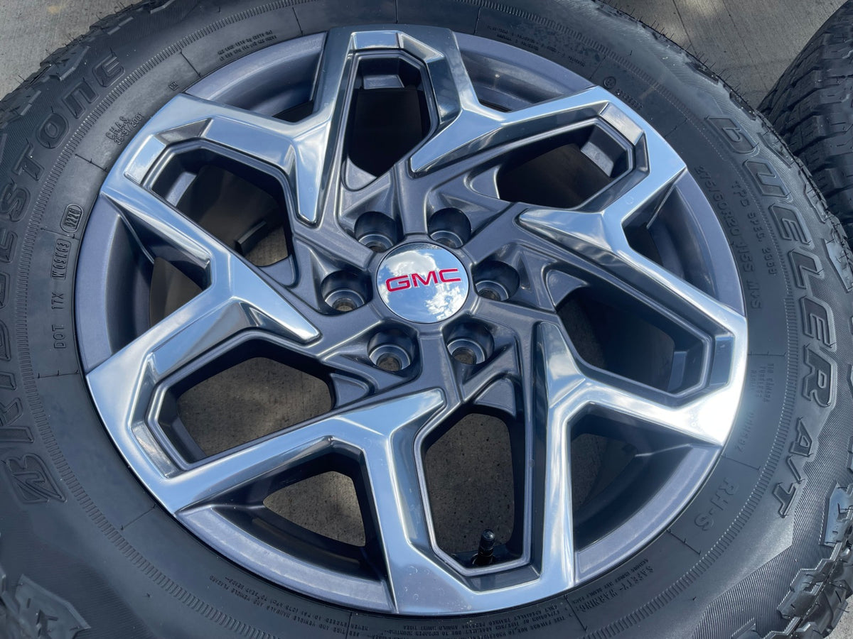 20" GMC Sierra Yukon AT4 Tahoe Silverado 95369 OEM wheels rims 2025 2026 SET