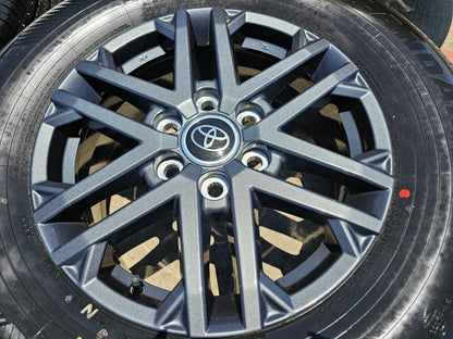18" Toyota Tundra Sequoia OEM wheels rims GRAY 75281 LX600 2024 2025 NEW