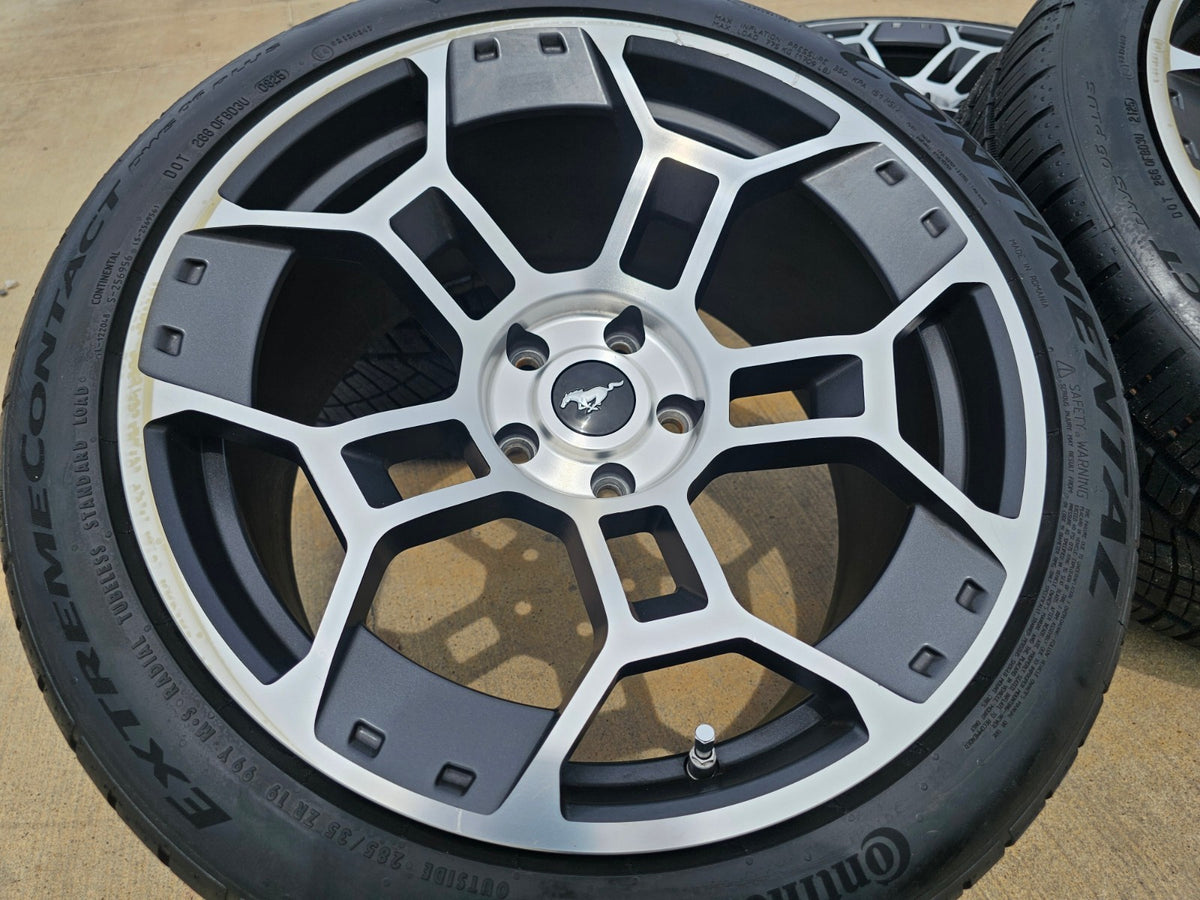 19" Ford Mustang GT500 OEM Replica wheels rims SET CONTINENTAL