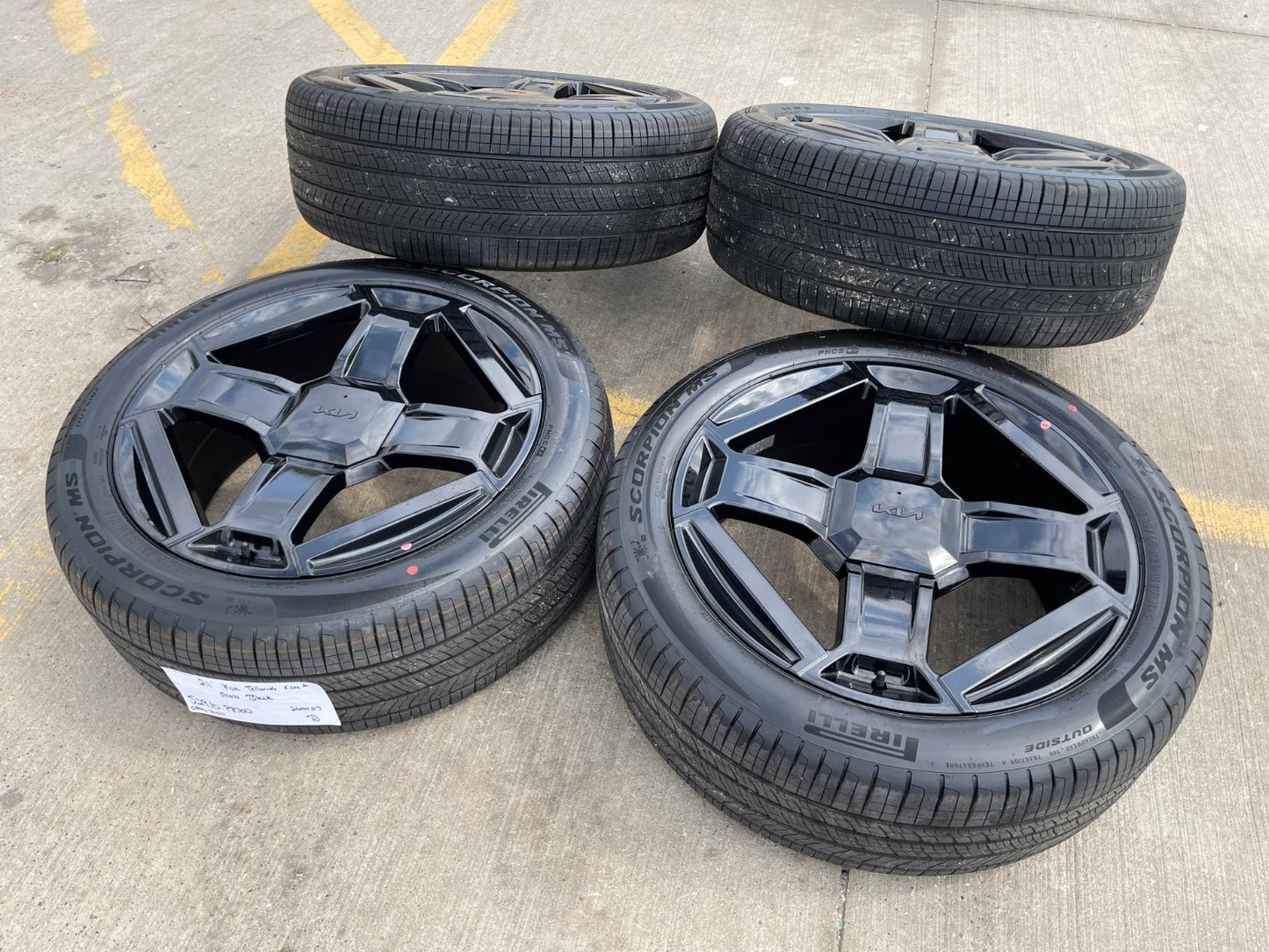 21" Kia Telluride Prestige OEM wheels rims Sorento Sedona 2025 2026 2027 NEW