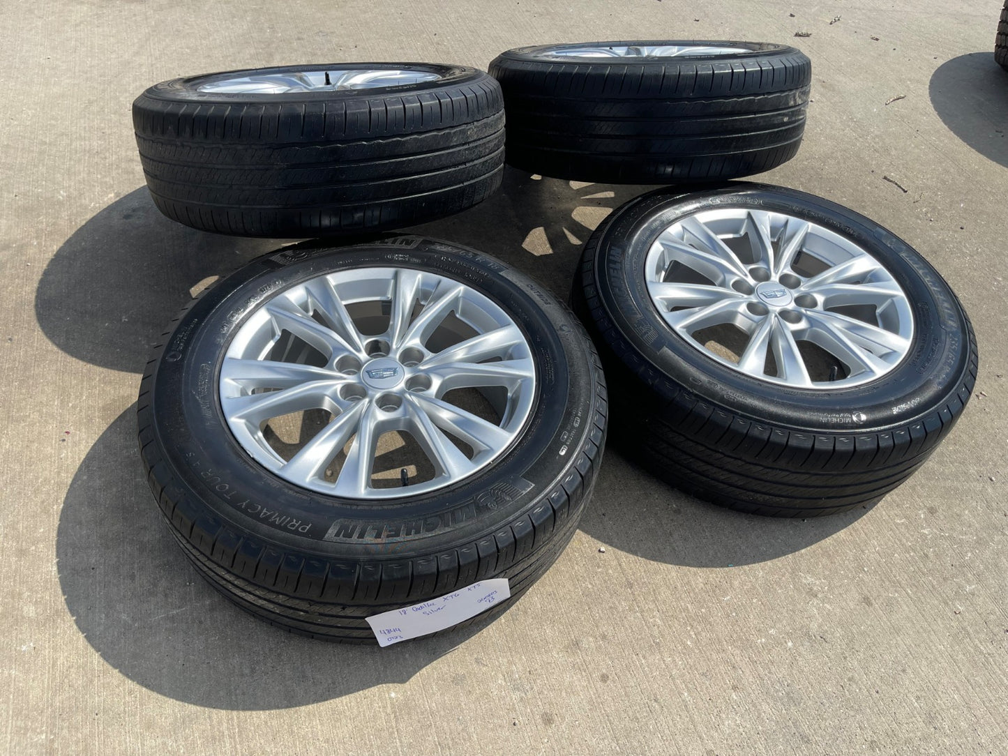 18" Cadillac XT6 XT5 SRX OEM 4844 4845 wheels rims Chevy Blazer Acadia MICHELIN