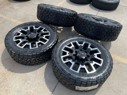 22" Chevy Silverado GMC Sierra 2500 OEM wheels rims 2024 2025 NEW TOYO 35" tires