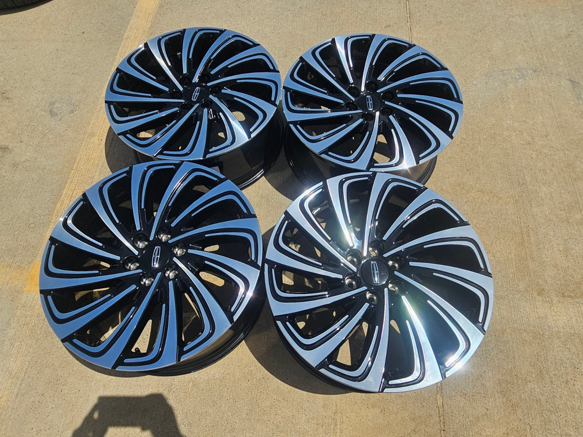 22" Lincoln Navigator OEM 10666 rims wheels BLACK LABEL SET 2025 2026 2027 NEW