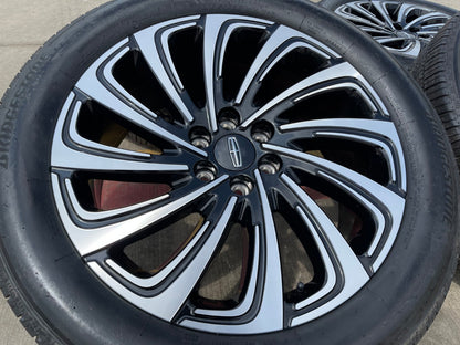 22" Lincoln Navigator OEM 10666 rims wheels BLACK LABEL BRIDGESTONE NEW