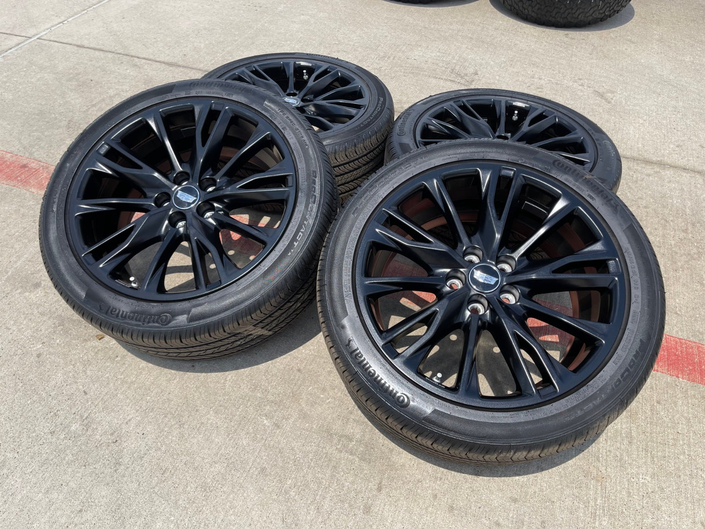 20" Cadillac XT4 OEM black wheels rims tires 2023 2024 2025 2026 NEW