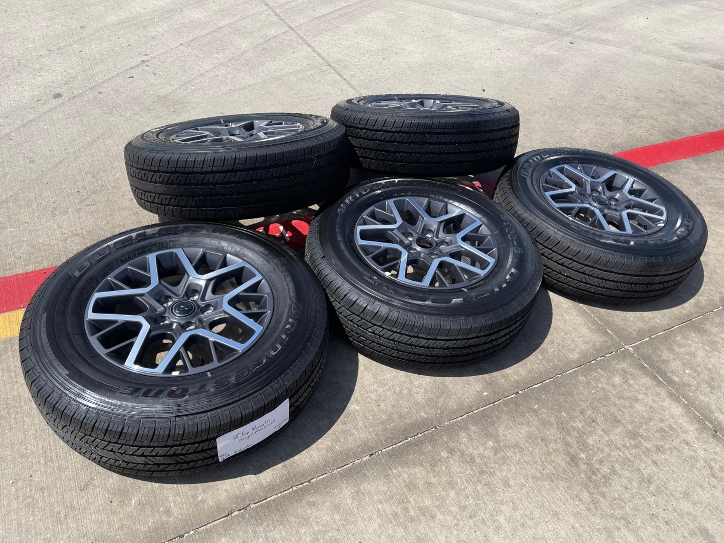 18" Jeep Wrangler Gladiator Grand Cherokee OEM 9331 wheels rims SET tires NEW
