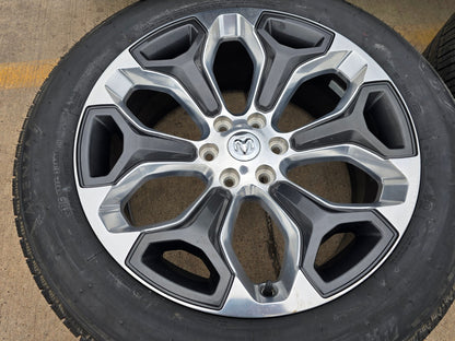 22" Dodge Ram 1500 OEM LIMITED Laramie wheels rims 2685 GRAY 2022 2023 2024 2025