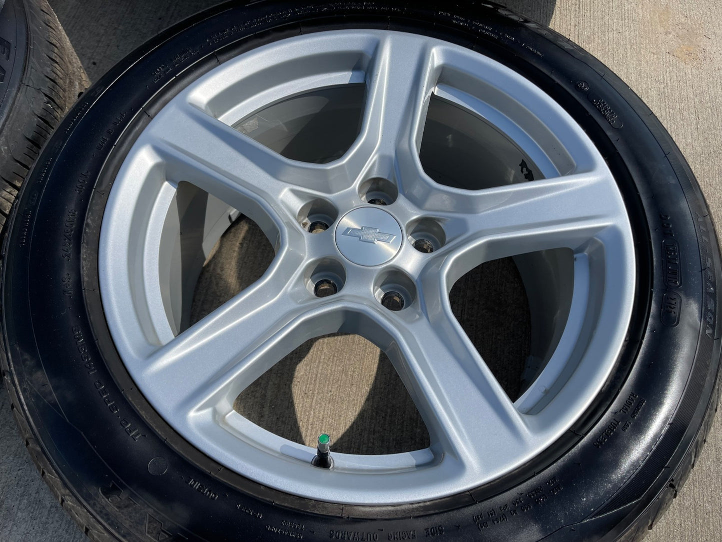 18" Chevy Camaro RS OEM wheels rims 5758 tires GOODYEAR