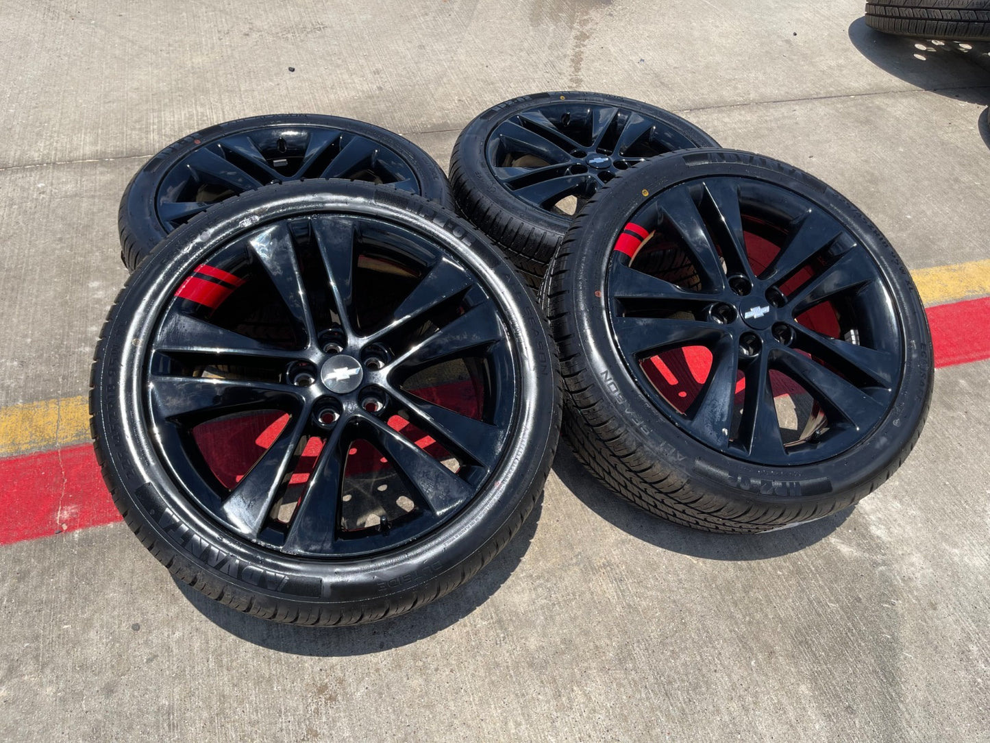18" Chevy Cruze Trax Sonic REDLINE OEM wheels rims 5477 5828 5x105 tires SET
