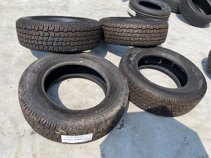 (4) 275/65/20 Hercules Avalanche TT Winter tires 275/65R20 LT 10 ply LR E 126R