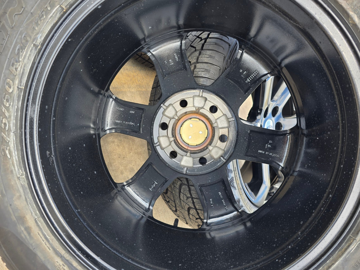 20" Ford F-150 OEM rims wheels BLACK 10347 Expedition PIRELLI A/TR NEW