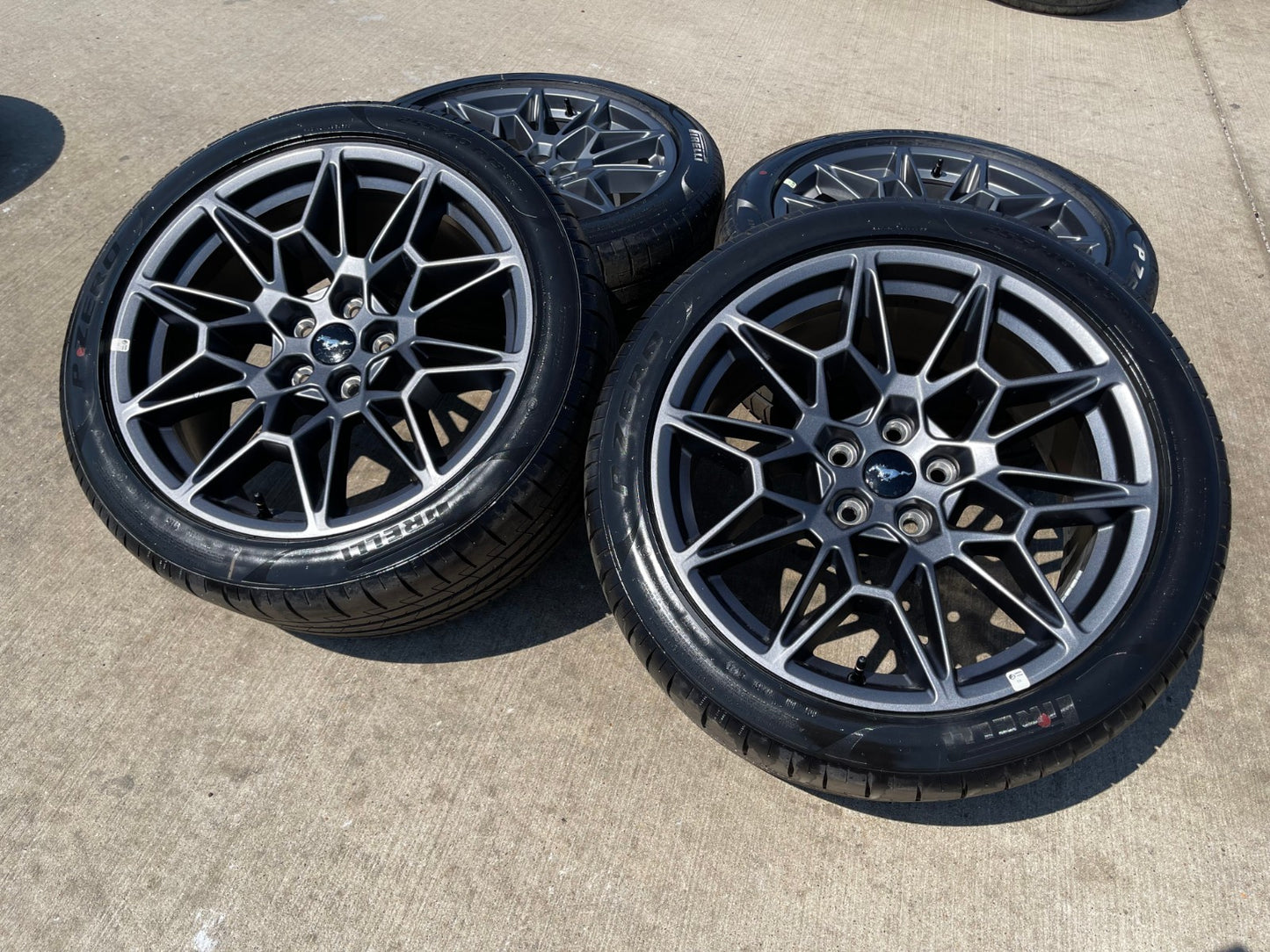 19" Ford Mustang GT Track Pack OEM 10600 wheels rims 2025 2026 NEW