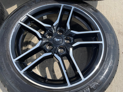 18" Ford Mustang GT OEM 10157 wheels rims SET 2021 2022 2023 2025 2026 MICHELIN