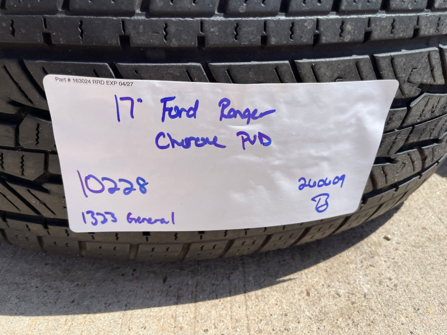17" Ford Ranger Bronco wheels rims OEM RIM# 10228 CHROME FITS 2019-2027