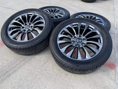 22" Infiniti QX80 QX56 Nissan Titan OEM wheels rims 62799 73770 tires