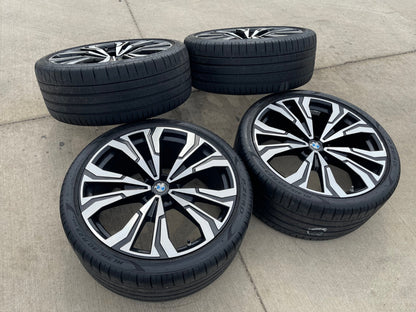 23" BMW X7M X5 X6 X7 OEM Series wheels rims 86675 tires 2022 2023 2024 2025 2026