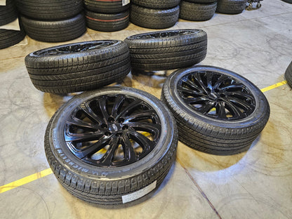 22" Lincoln Navigator OEM 10666 rims wheels BLACK LABEL SET MICHELIN NEW
