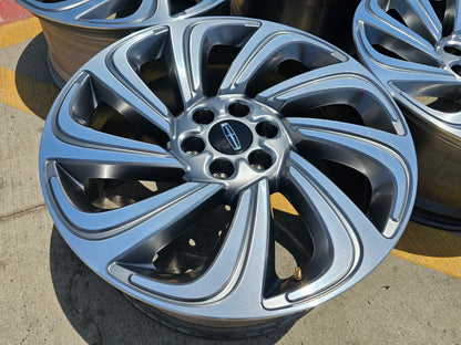 (1) 22" Lincoln Navigator OEM 10497 rim wheel Reserve 2022 2023 2024 2025 2026