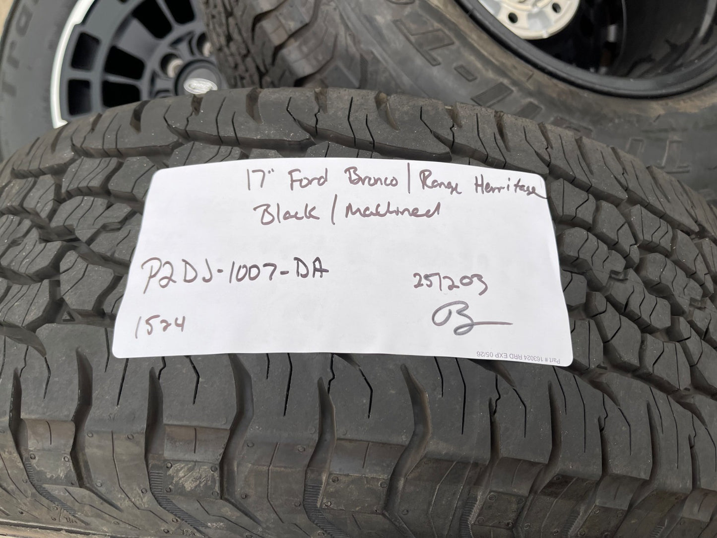 17" Ford Ranger Bronco HERITAGE OEM 22025 wheels rims BFG KO2 A/T NEW