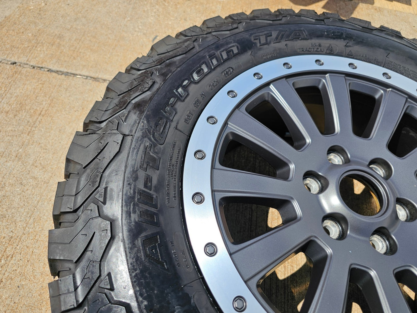 NEW 18" INEOS Grenadier OEM (1) wheel rim tire BFG KO2 A/T FITS 2022-2027