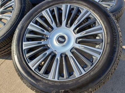 22" Cadillac Escalade Platinum OEM 4876 95167 wheels rims SET BRIDGESTONE