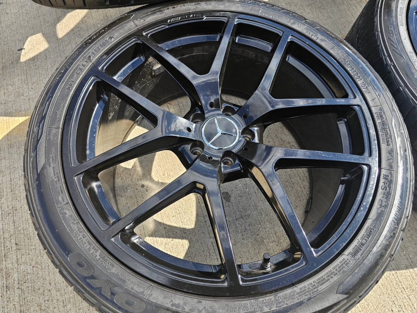 21" Mercedes GLE GLC EQE GLE450 GLE350 AMG OEM black wheels rims tires