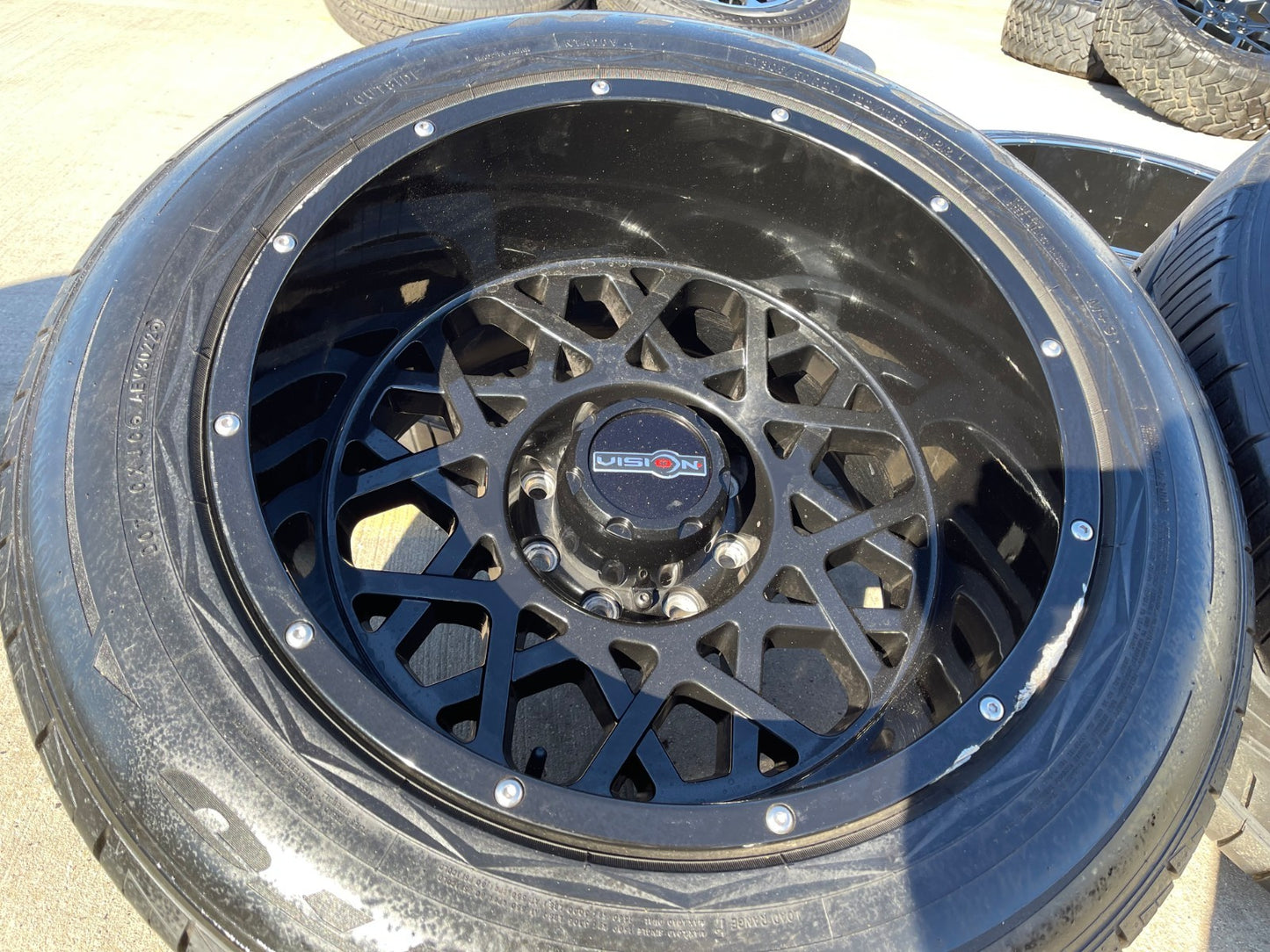 20x12 20" VISION SR599 wheels rims 8x165 8x6.5 Chevy GMC Ram 2500 3500