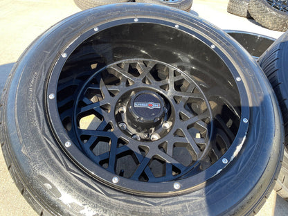 20x12 20" VISION SR599 wheels rims 8x165 8x6.5 Chevy GMC Ram 2500 3500