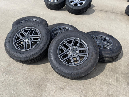 17" Jeep Wrangler Rubicon OEM wheels rims 9324 Gladiator 2025 2026 SET NEXEN NEW