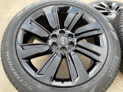 22" Lincoln Navigator OEM rims wheels Black Label 95384 10496 2022 2023 2025 NEW
