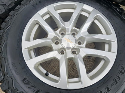 18" Chevy Silverado Suburban Tahoe OEM 5912 wheels rims Yukon Sierra BFG NEW