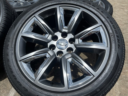 22" Chevy Silverado LTZ OEM 5696 wheels rims Tahoe Suburban