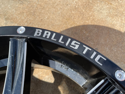 20x9 Ballistic Morax 845 Jeep Wrangler Gladiator rim wheel 5x127 5x5 5x4.5 5x114