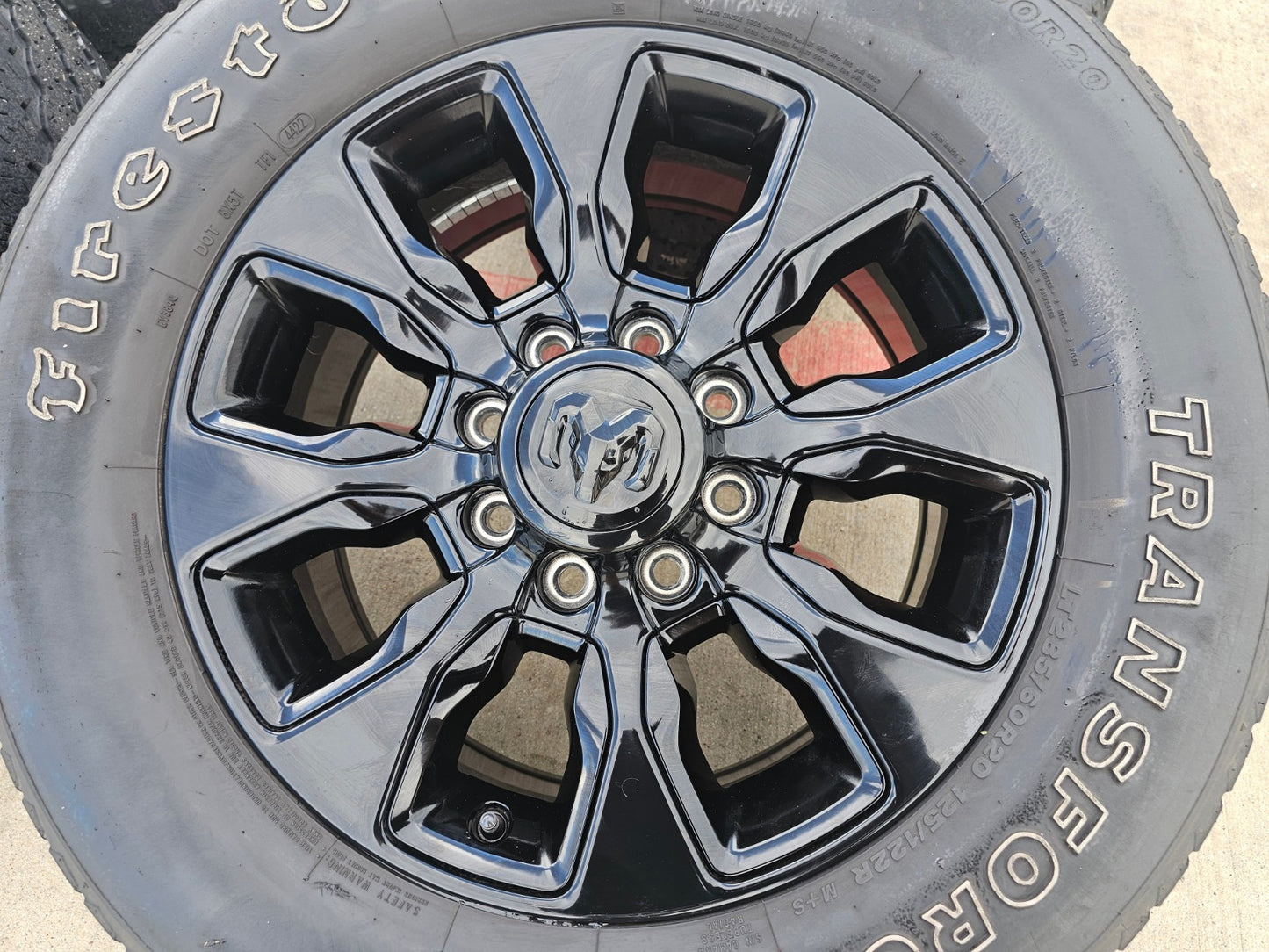 20" Dodge Ram 2500 3500 wheels rims tires 2696 OEM 2022 2023 2024 2025