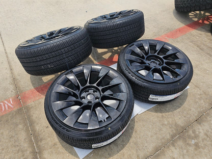 20" Tesla Model 3 OEM Uberturbine wheels rims tires 2021 2022 2023 2024 2025 NEW