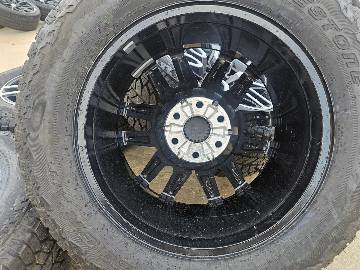 20" GMC Sierra Yukon AT4X Silverado OEM 5914 wheels rims BRIDGESTONE A/T SET NEW