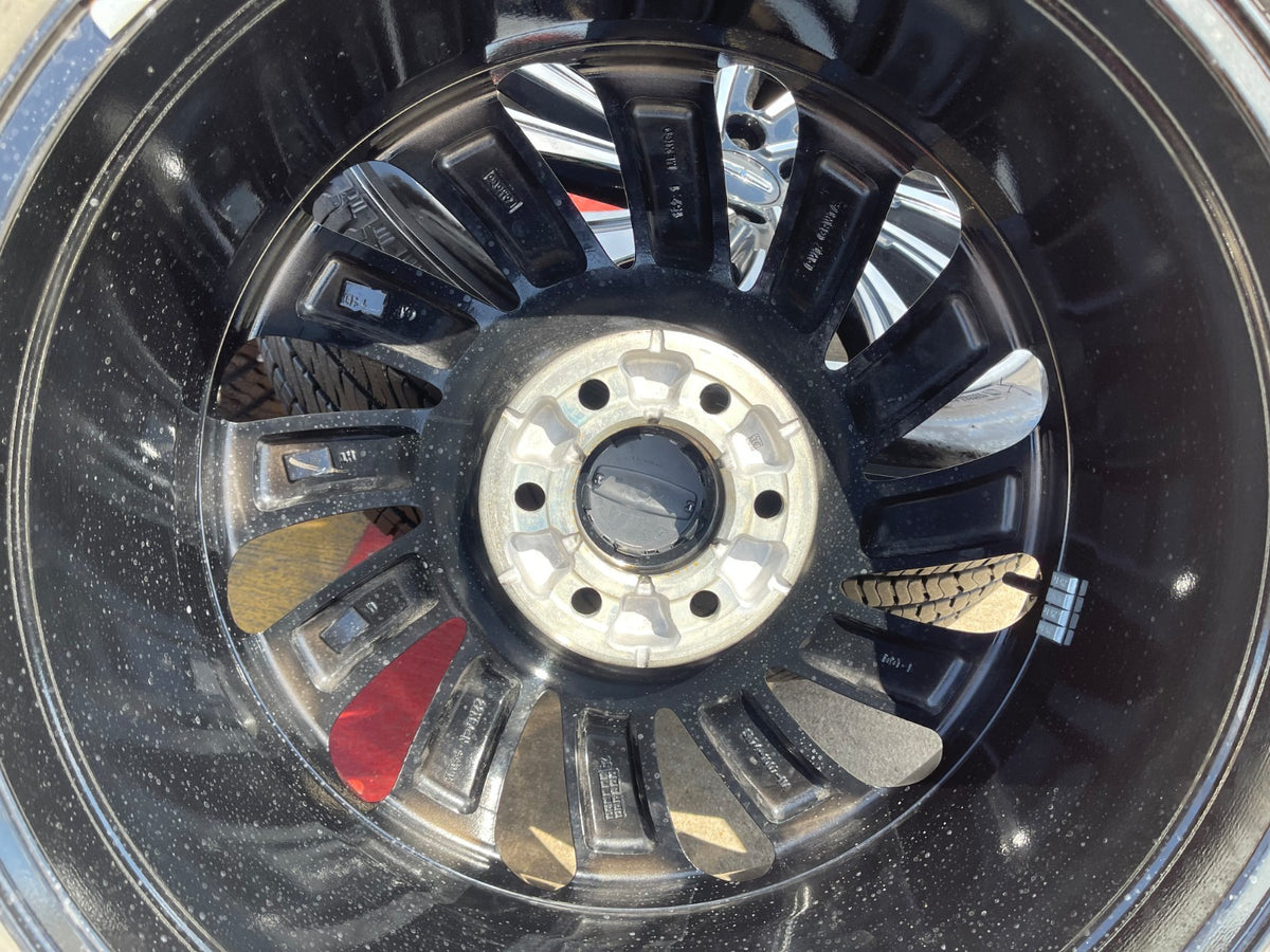 22" Lincoln Navigator OEM 10666 rims wheels BLACK LABEL BRIDGESTONE SET