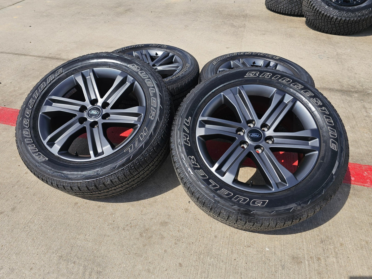 20" Ford F-150 FX-4 PLATINUM OEM rims wheels 10344 Expedition BRIDGESTONE SET