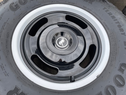 17" Ford Bronco HERITAGE Edition wheels rims white GOODYEAR 35" DISCOUNTED